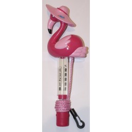 Thermométre flamand rose