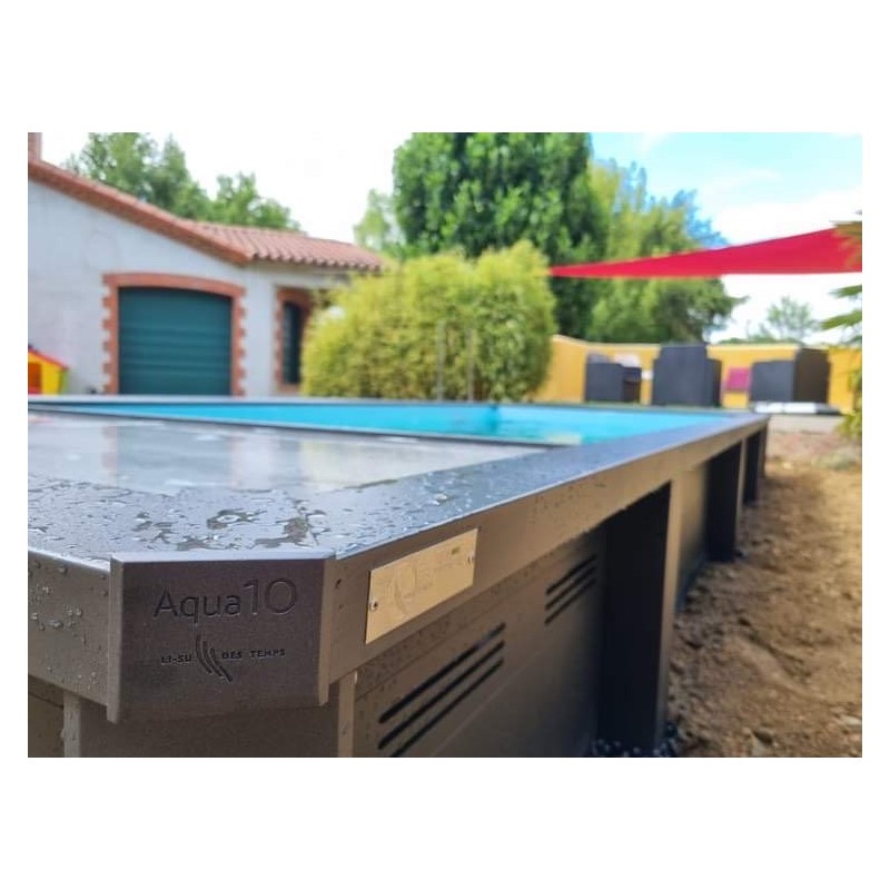 Piscine Alu avec filtration integrée sur mesure  Moins 10% sur tout les modèles jusqu\'a fin Avril  Dès 16\'470 CHF TTC