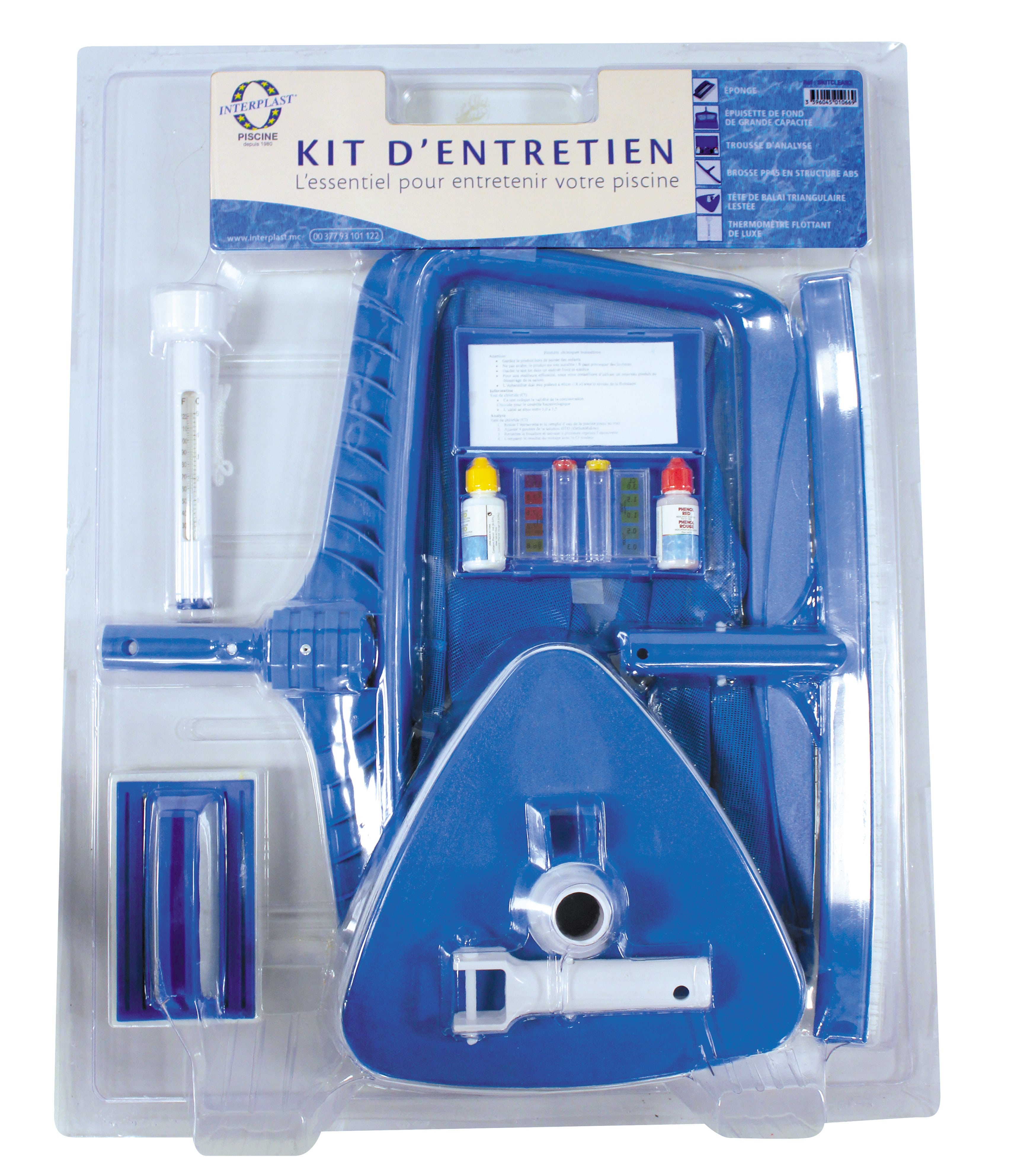 SKITCLEAN2 KIT ENTRETIEN PISCINE N2